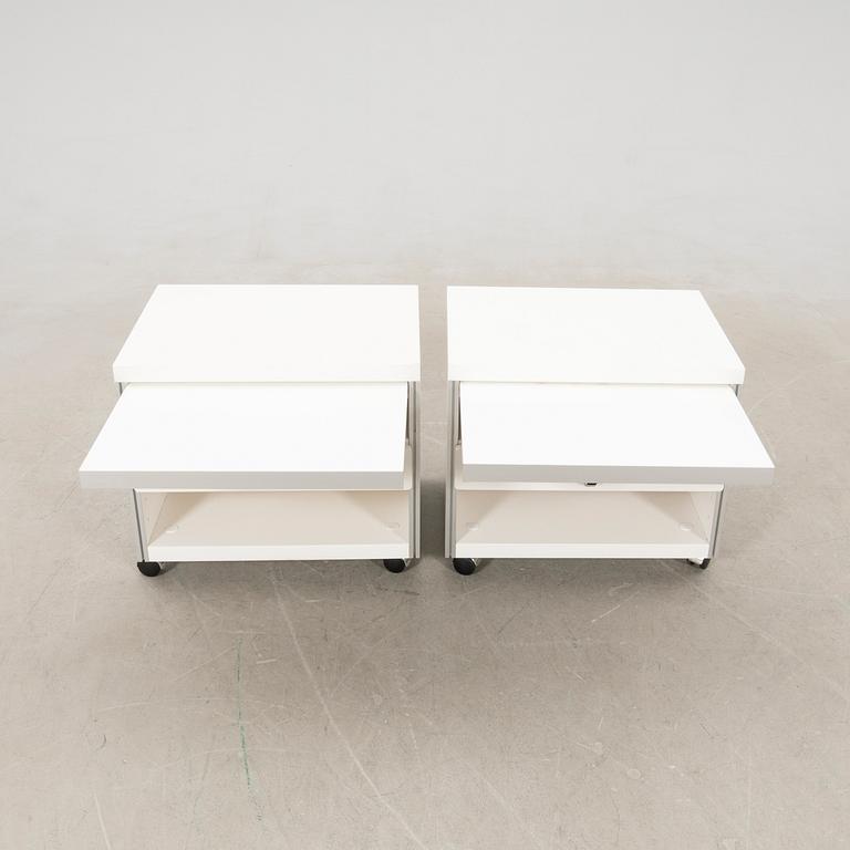 Antonio Gioia bedside tables, a pair, "Avanti", DUX, second half of the 20th century.