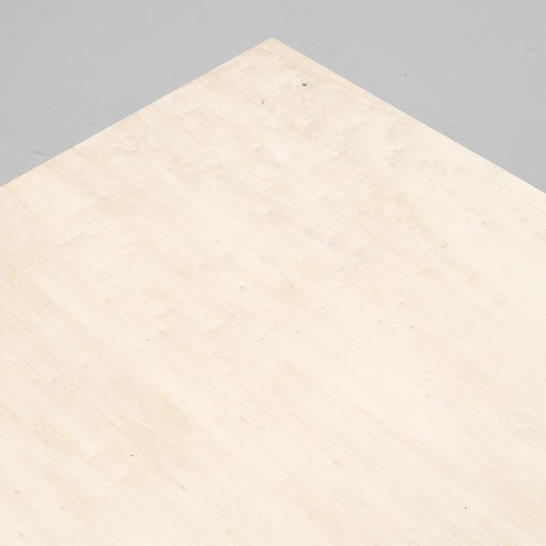 Enzo Mari, after, a wooden drawing table, made by, master carpenter in Sweden 2019.