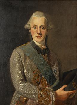 Alexander Roslin, copy after., Fredrik Adolf, (1750-1803), prince of Sweden, brother of Gustav III.