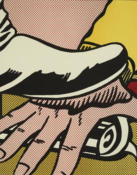 Roy Lichtenstein, "Foot and hand".