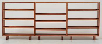 A set of three Josef Frank mahogany bookcases, Svenskt Tenn, model 1142.