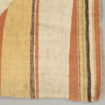 A PAINTED TEXTILE, a semi-antique Chinese, 202 x 150,5 cm.