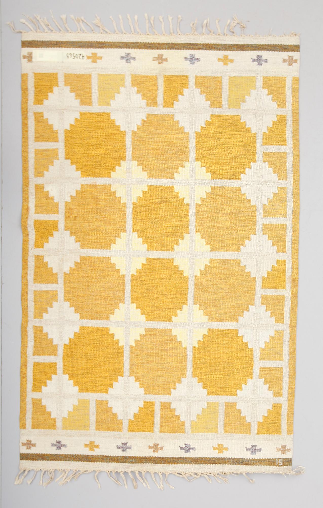 MATTA, rölakan, monogramsignerad IS, Ingegerd Silow. 205 x 130 cm.