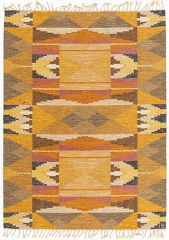 Ingegerd Silow, a flat weave rug, IS, c. 225 x 167 cm.