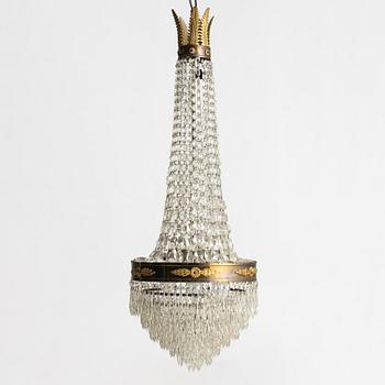 Ljuskrona, empirestil, 1900-tal.