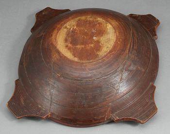 SNIBBBSKÅL, allmoge, daterad 1676.
