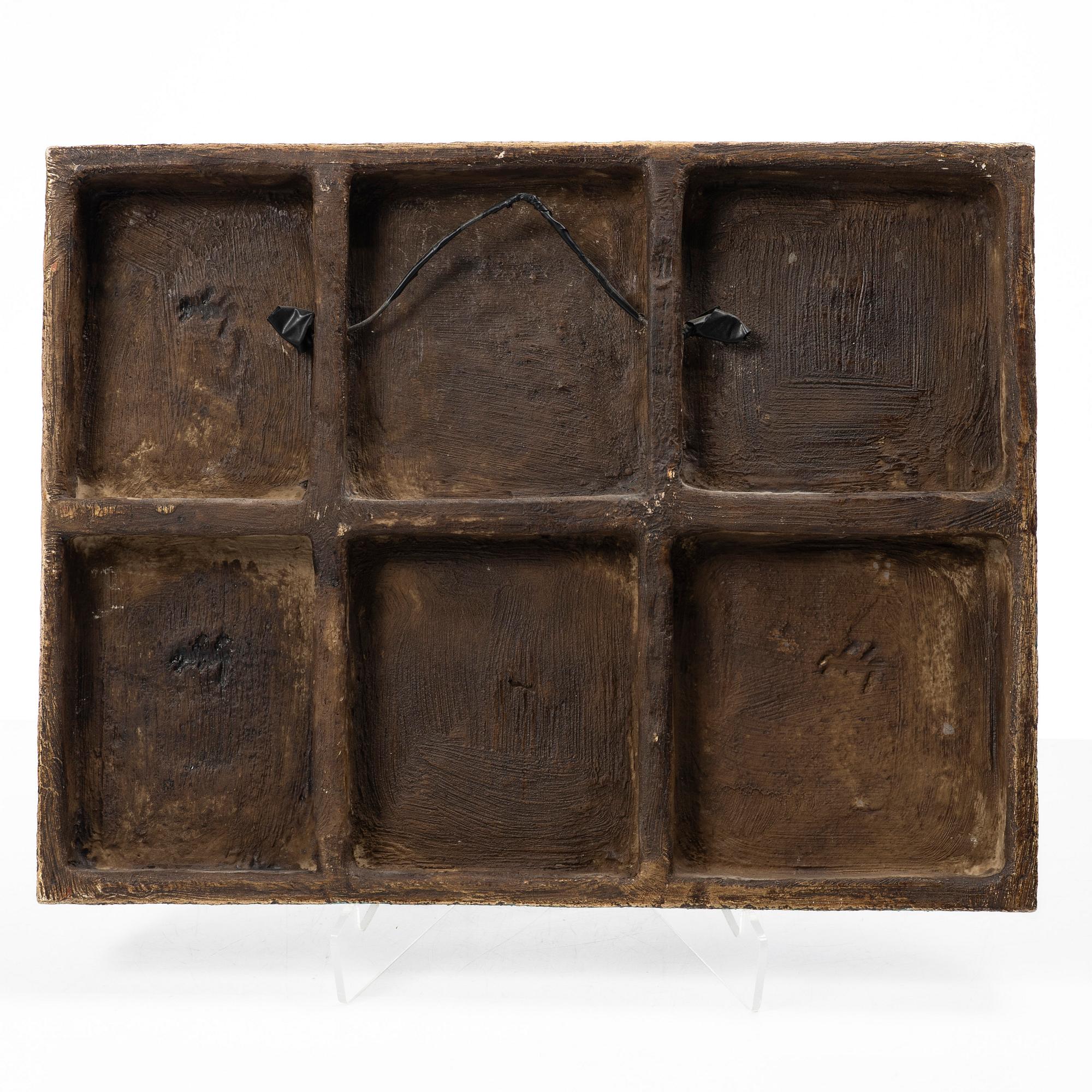 Hans Hedberg, a ceramic wall relief, Biot, France.