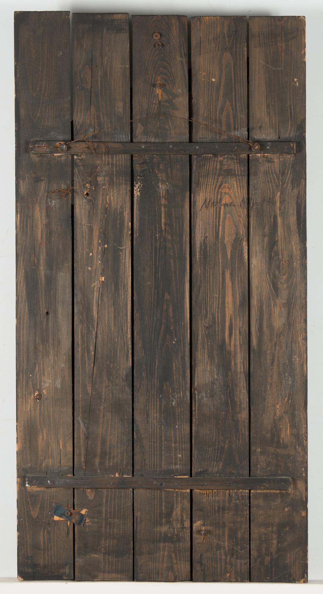 Mauno Mattila, relief, trä och metall, signerad och daterad -68.