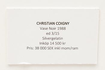 Christian Coigny, "Vase Noir", 1988.