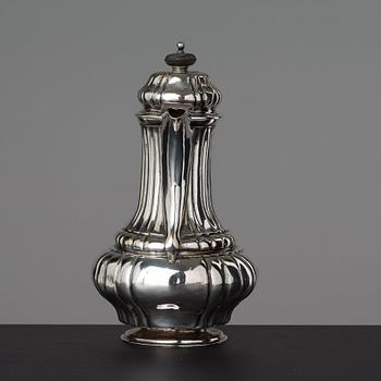 KAFFEKANNA, senbarock, 1700-tal.