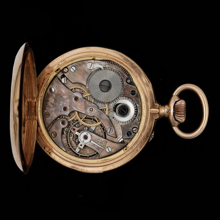 HERRFICKUR, guld 18k, tidigt 1900-tal. Tot ca 86 gram.