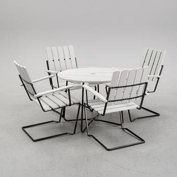 A table and four chairs from Grythyttan.