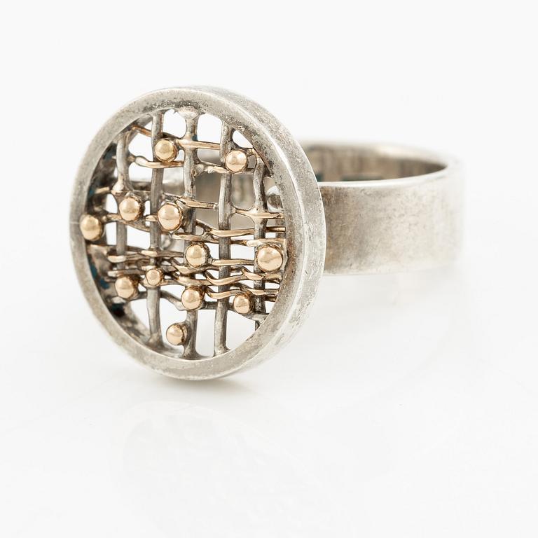 Anders Högberg, ring, sterlingsilver, Göteborg 1992.