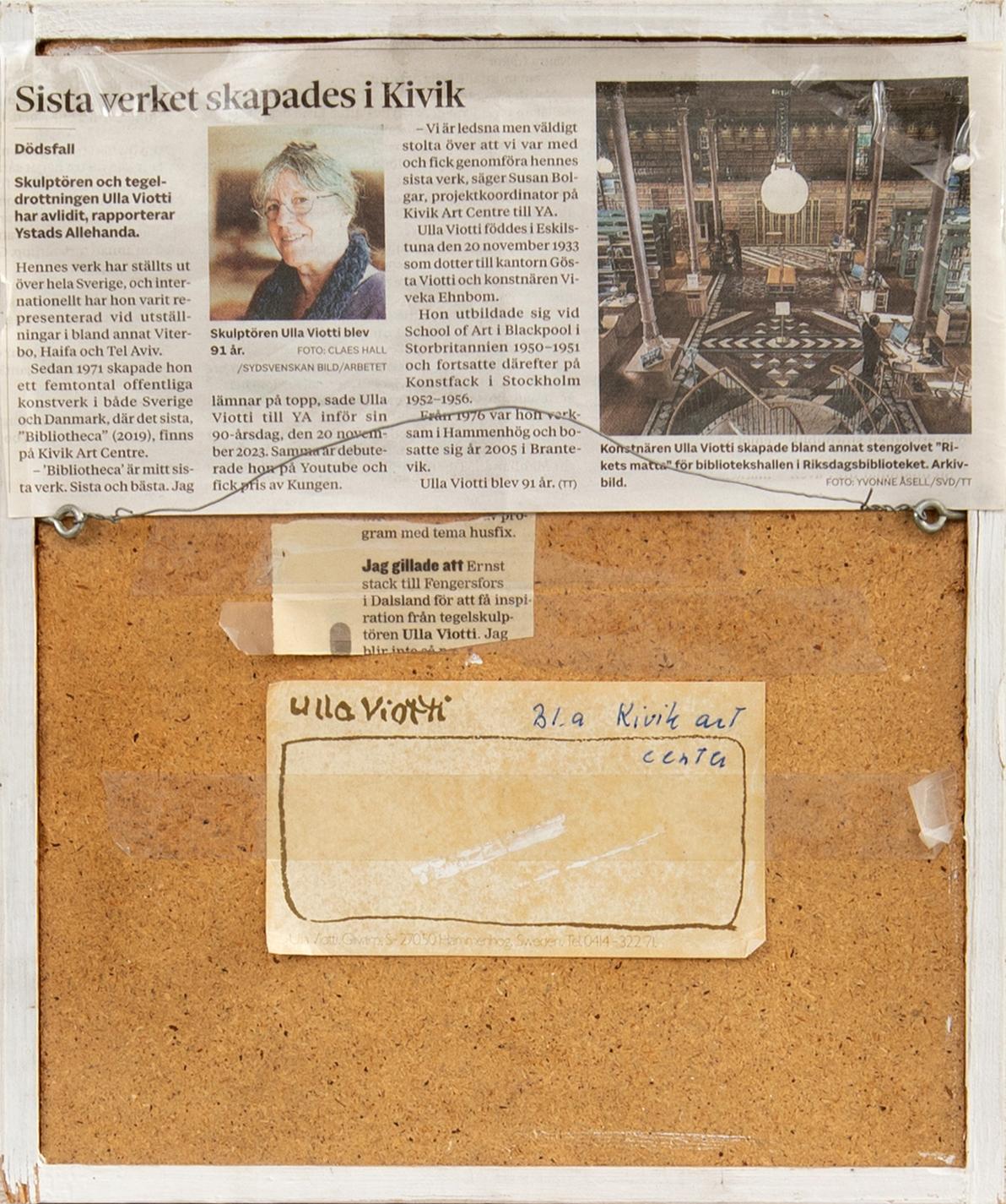 Ulla Viotti, väggrelief.