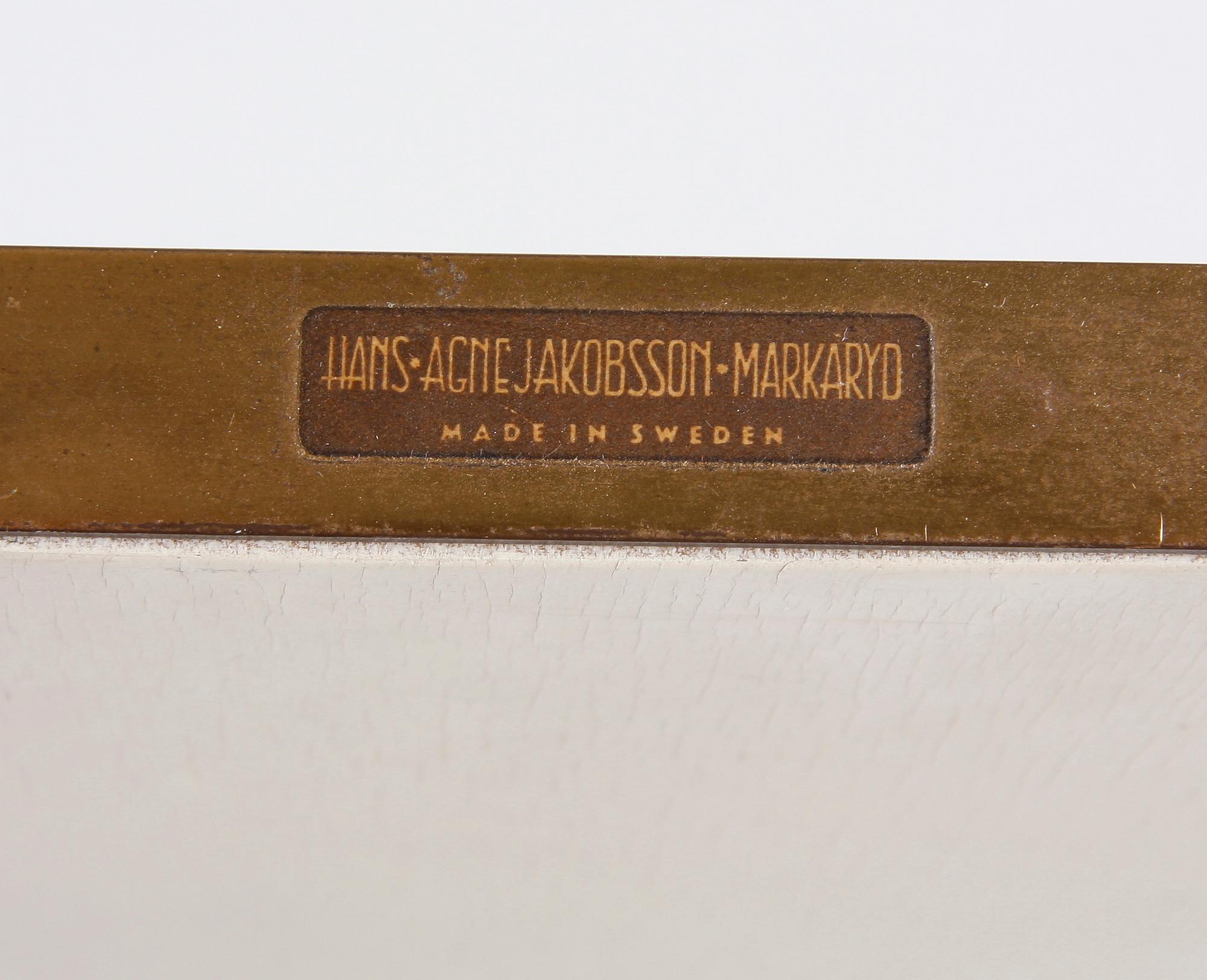 BORDSSPEGEL, mässing, Hans Agne Jakobsson, Markaryd.