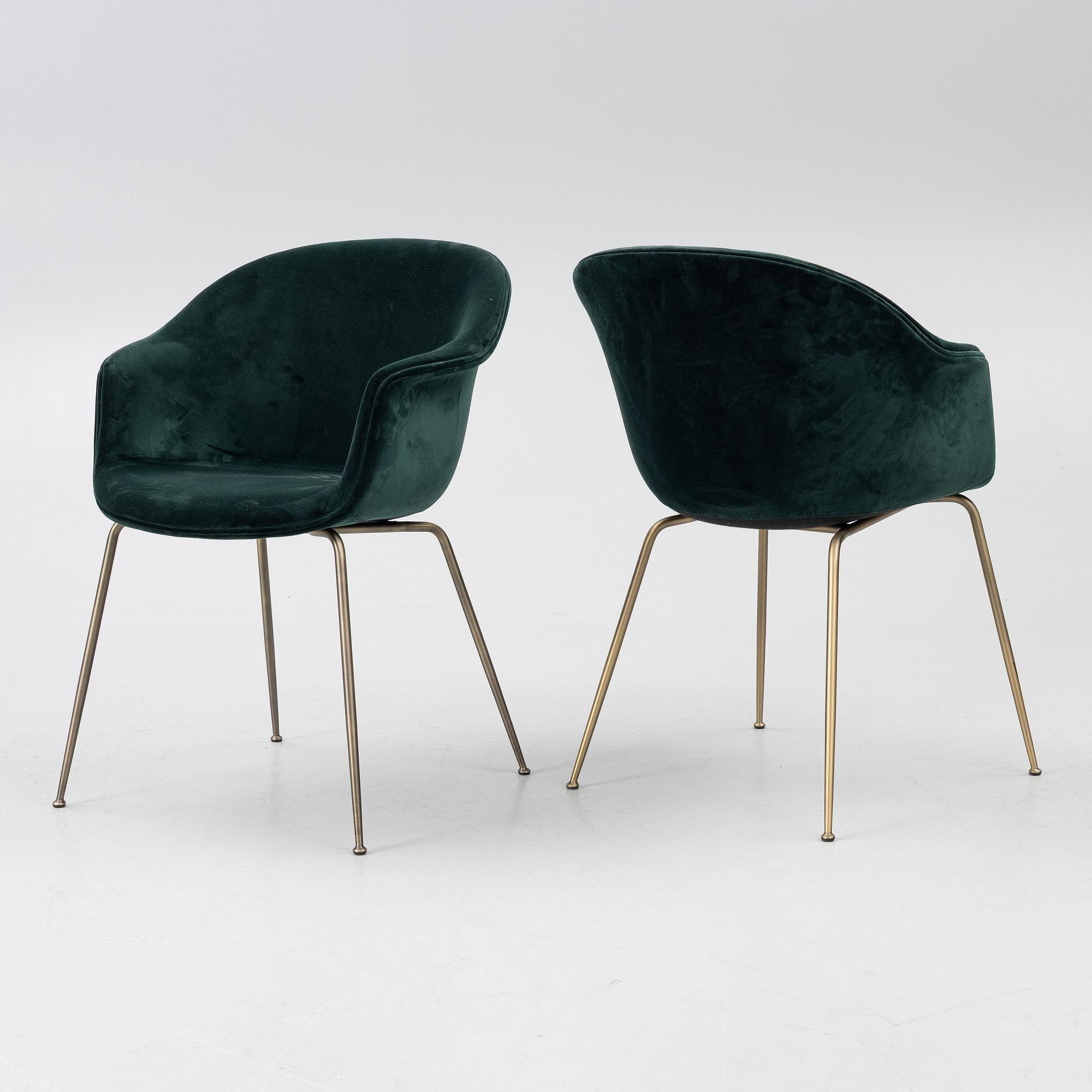 GamFratesi, six 'Bat Dining chairs', Gubi.