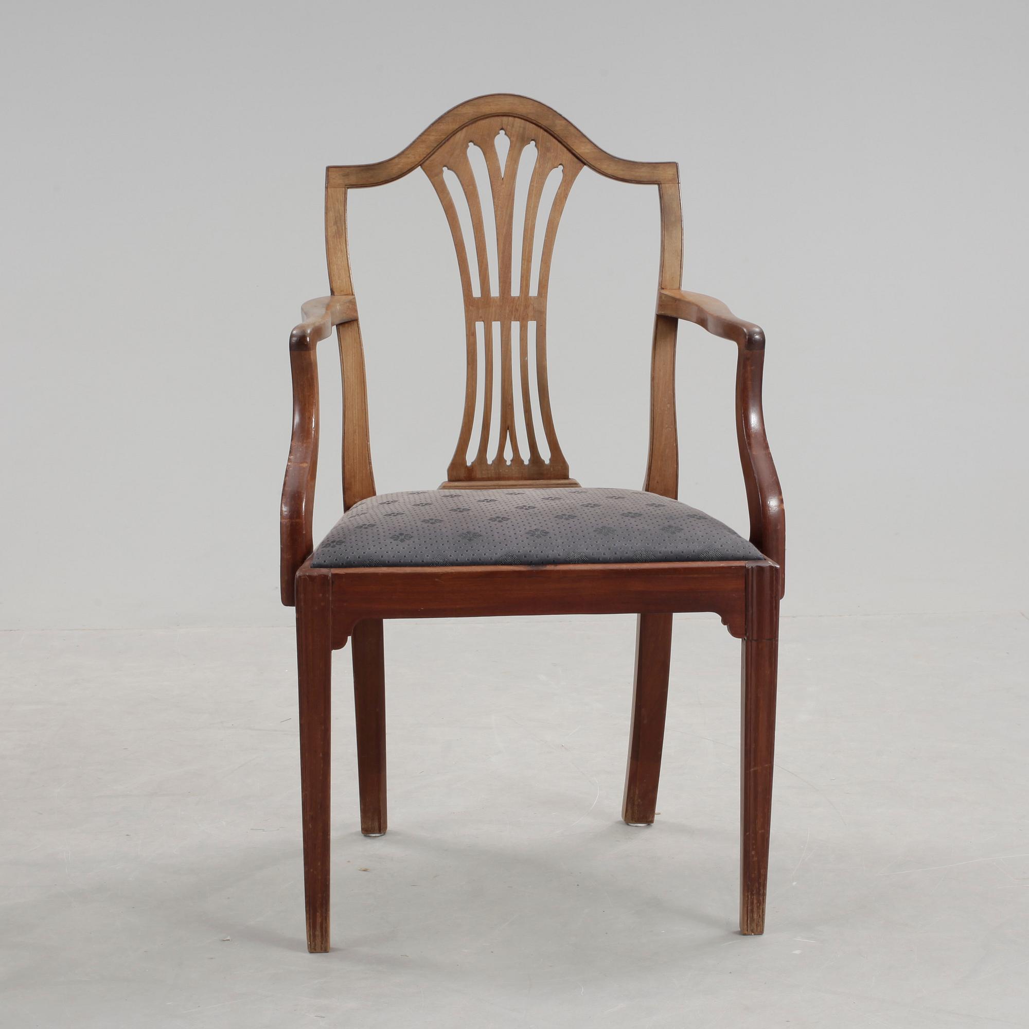 KARMSTOL, engelsk stil, 1900-tal.