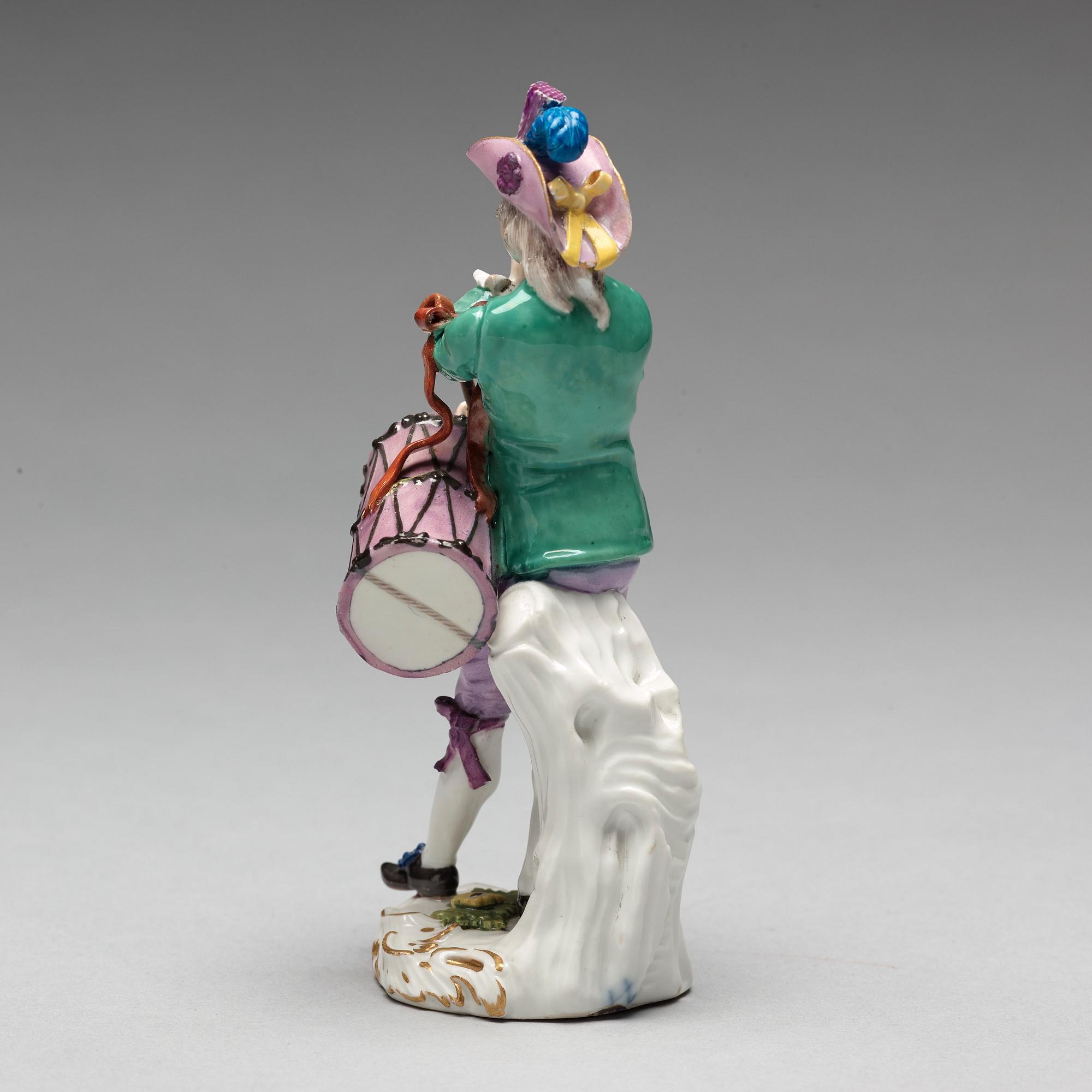 FIGURIN, porslin. Meissen, 1700-tal.
