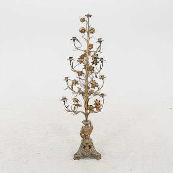 A French late 19th century /20th century candelabra.