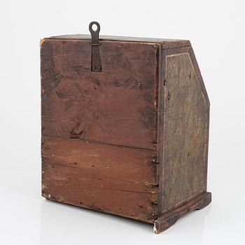 A Swedish provincial miniature secretaire, dated 1811.