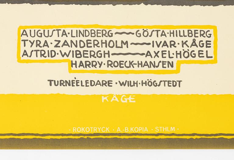 Wilhelm Kåge, 'Kärlekens Krokvägar'.