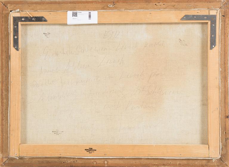 JOSEF DUBIEL VON LERACH, oil on board, signed.