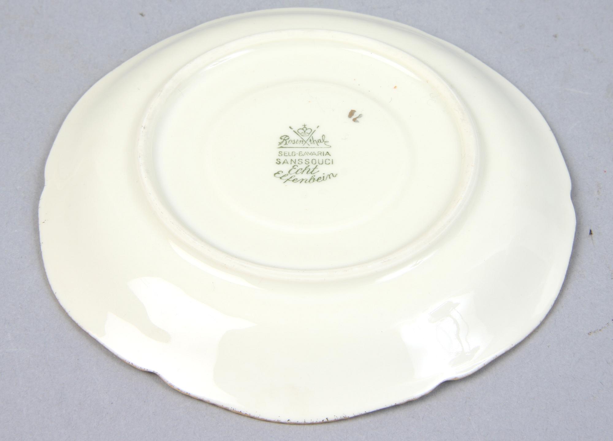 MOCCASERVIS, 18 delar, porslin, Rosenthal.