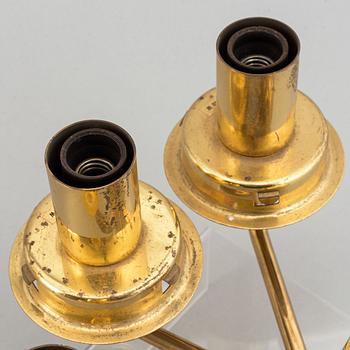 Hans-Agne Jakobsson, vägglampor, ett par, "Sonata" Markaryd 1900-talets senare del.