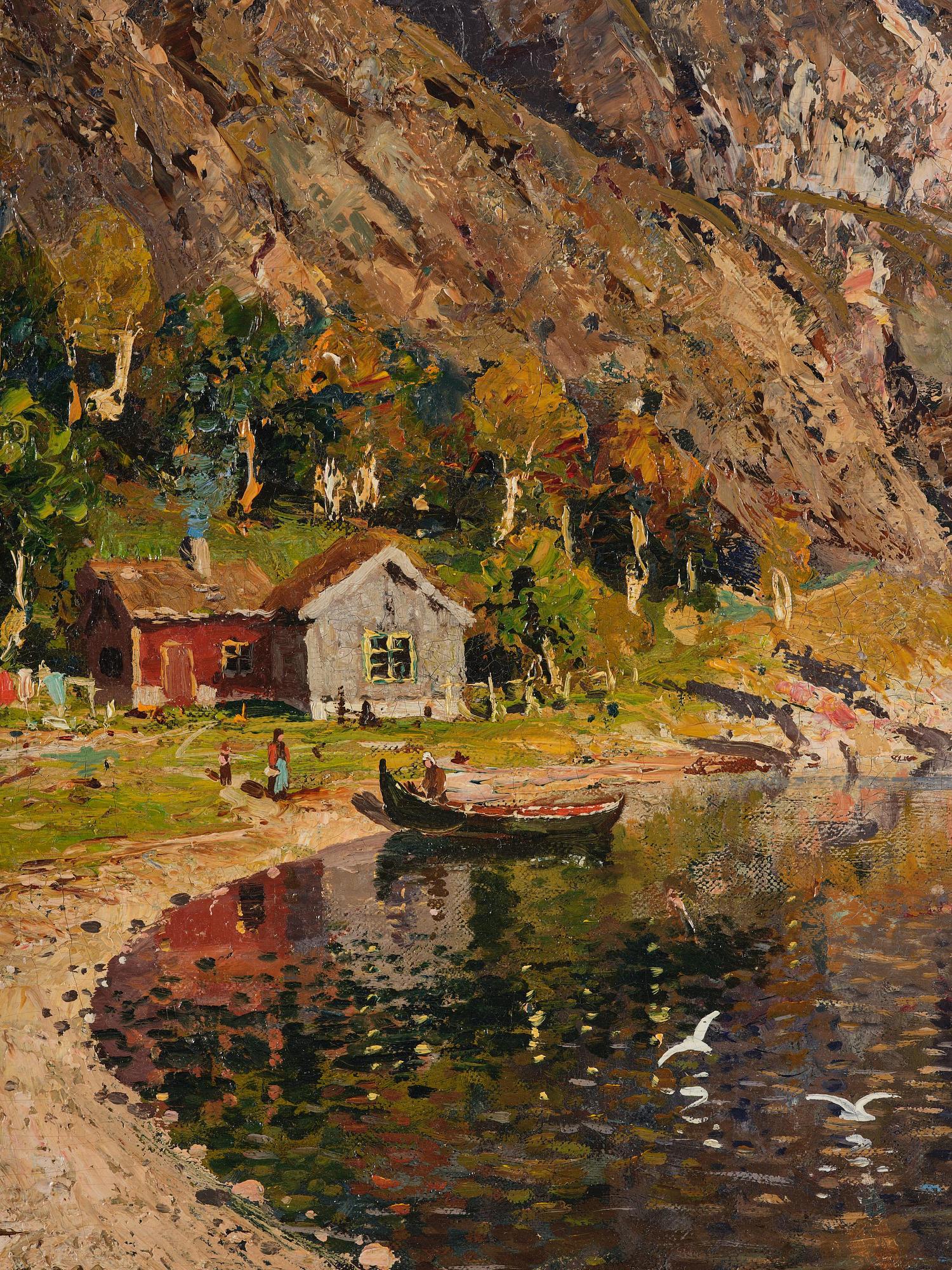 Adelsteen Normann, Fjord landscape.