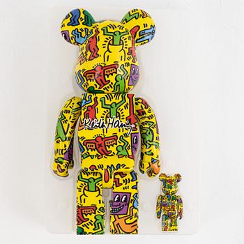 BE@RBRICK, Keith Haring 5 100% 400%, Medicom Toy, 2021.