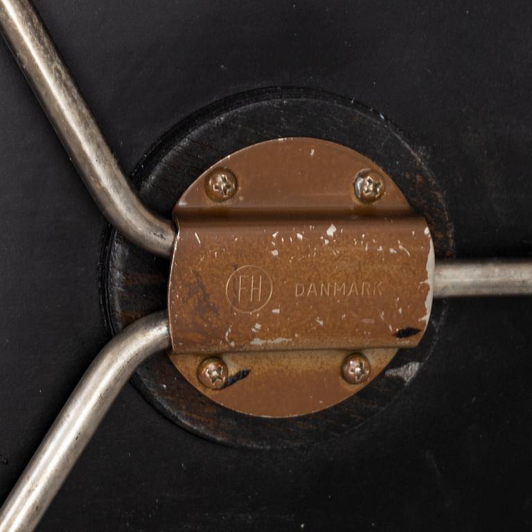 ARNE JACOBSEN, stolar, 4 st, "Myran", Fritz Hansen, Danmark, 1950/60-tal.