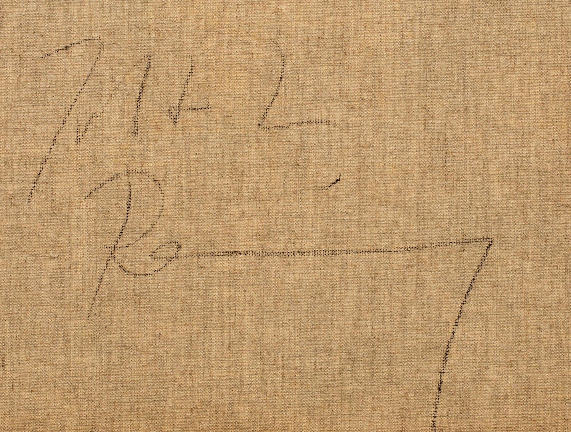 JETTE RANNING, Olja på duk, a tergo signerad o daterad Paris, 91.