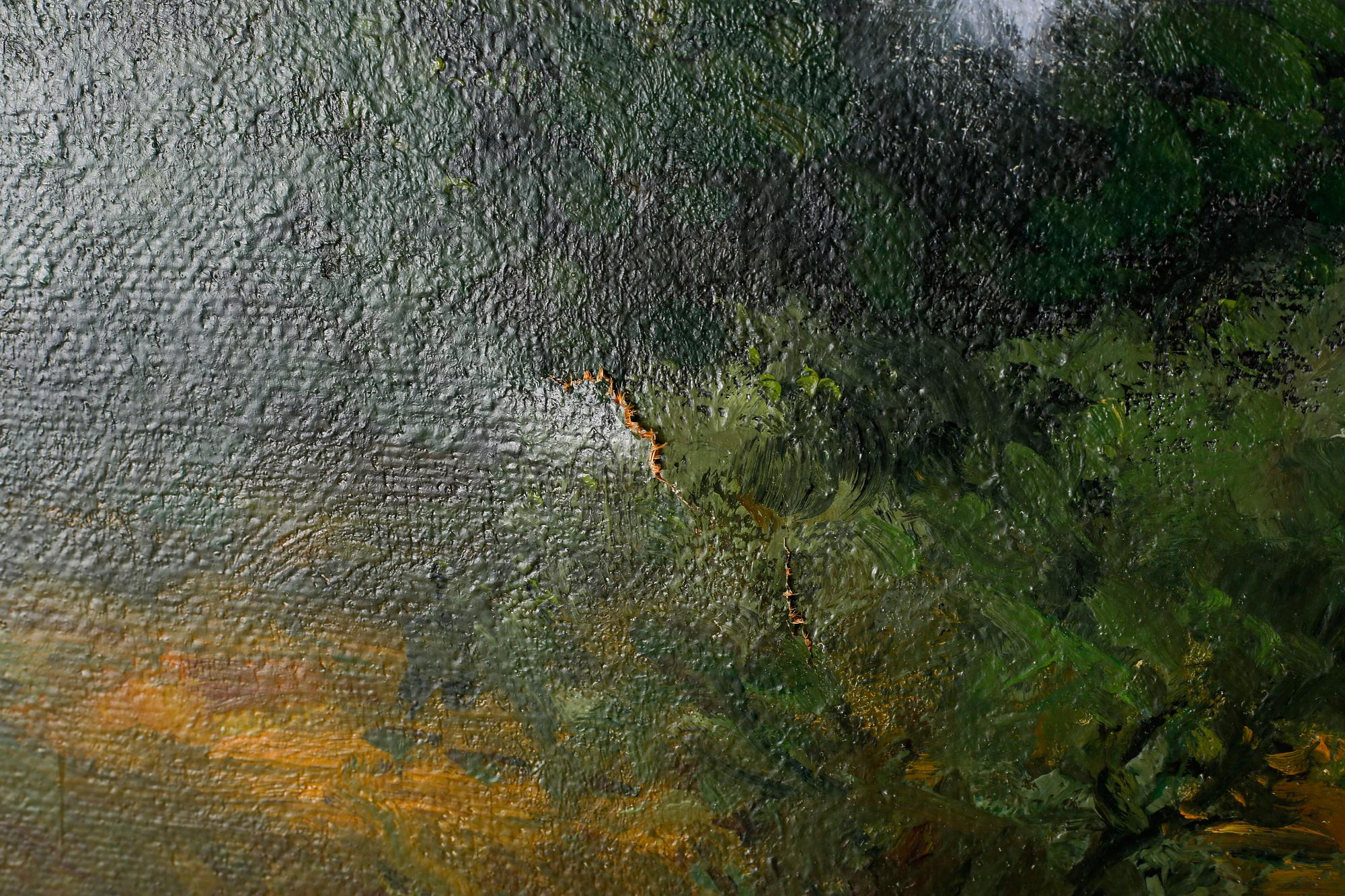 SEVERIN NILSON, oil on canvas, signed and dated 1909.