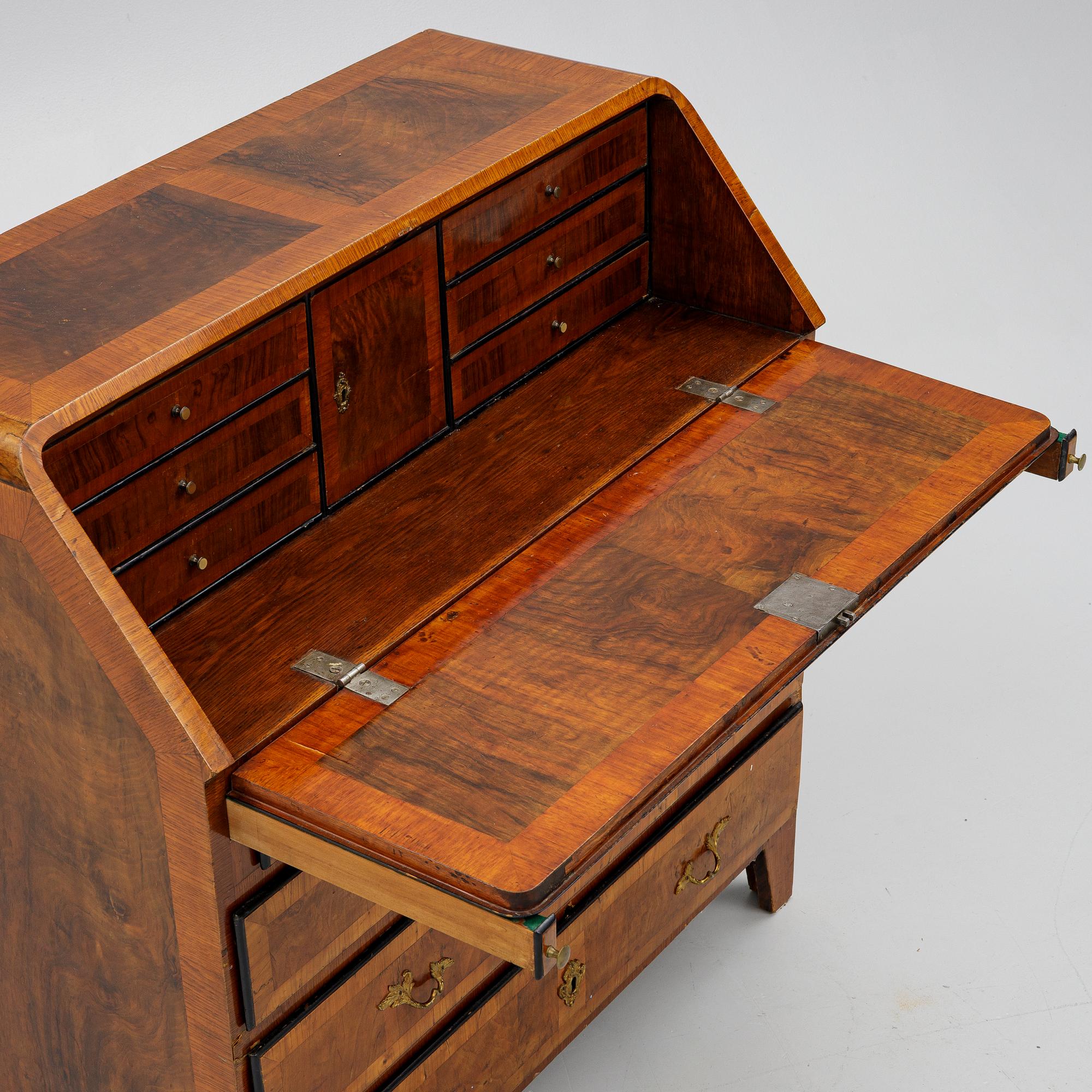 Sekretär, av  Sven Floberg (mästare i Stockholm 1749-72), Rokoko.