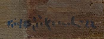 RICHARD BJÖRKLUND, a signed and dated oilpainting.