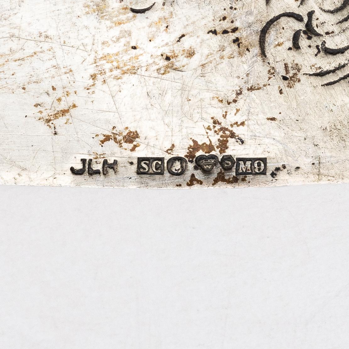 Uppläggningsbestick, 7 delar, silver, 1900-talets mitt.