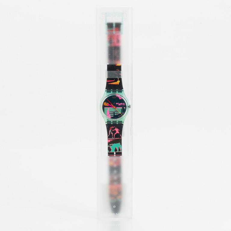 Swatch, Rush for Heaven, wristwatch 34 mm.