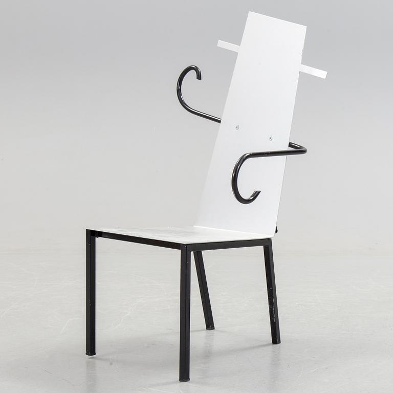 A 'Tio Pepe' chair, designed by 1988 by Javier Mariscal and Pepe Cortes.