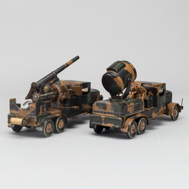 TWO TIPP & CO MILITARY   VEHICLE FROM 1935-42 GERMANY.