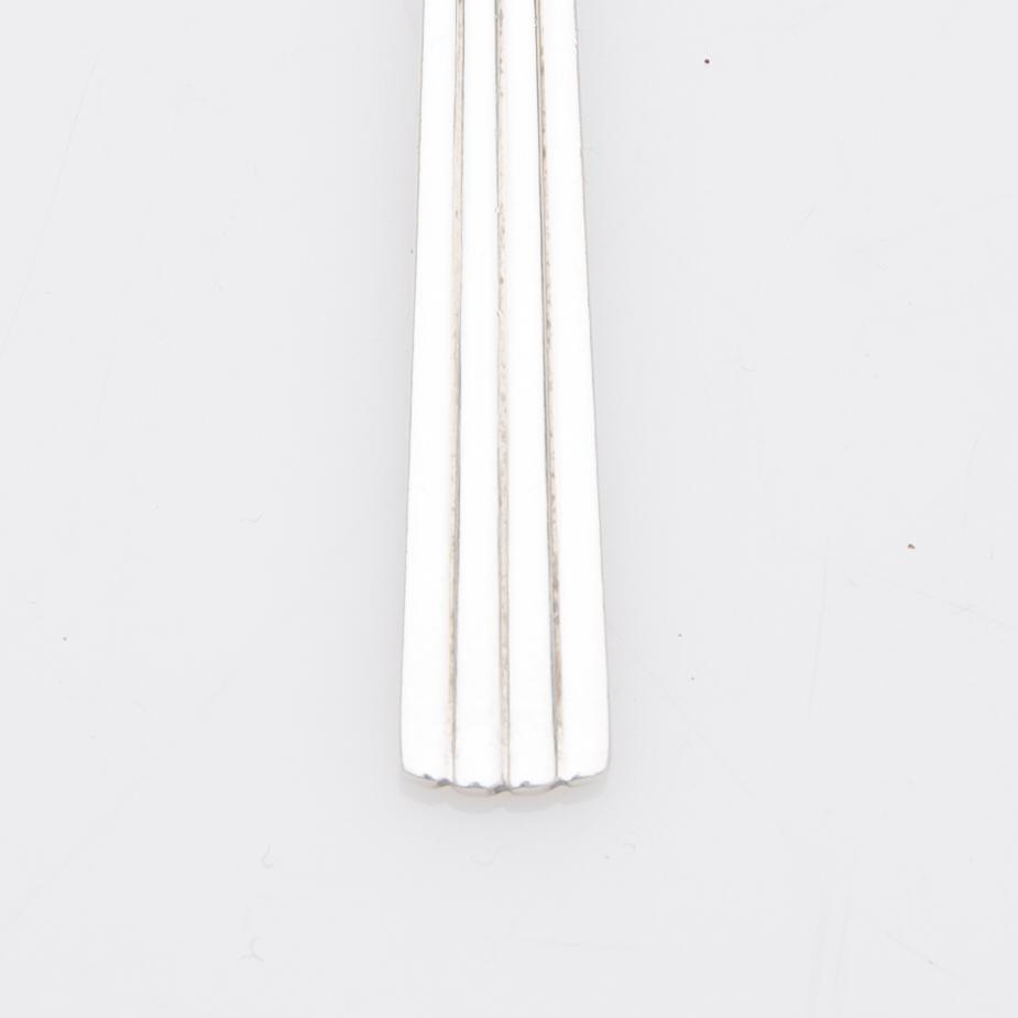 Georg Jensen, kaffeskedar, 11 st, sterling silver, modell "Bernadotte", design Sigvard Bernadotte, Köpenhamn, Danmark.