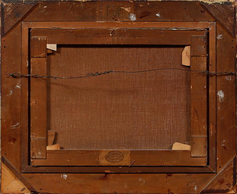 CARL SCHLICHTING-CARLSEN, tillskriven, olja på duk, något otydligt signerad samt daterad 1891-1901.