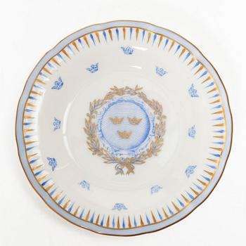 Rörstrand, cremekoppar med fat, 12 st.