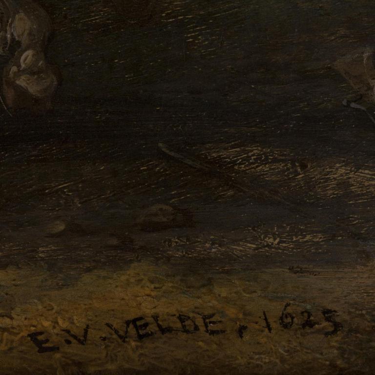Esaias van de Velde Hans krets, Batalj mellan kristna och ottomaner.