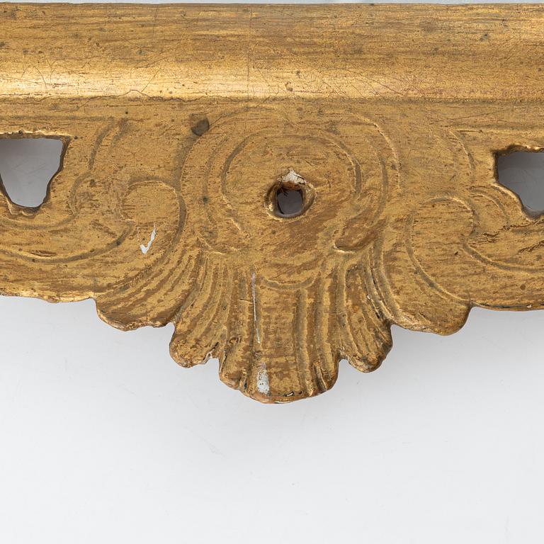 Johan Åkerblad, a gilded Rococo wall sconce, second half of the 18th century.