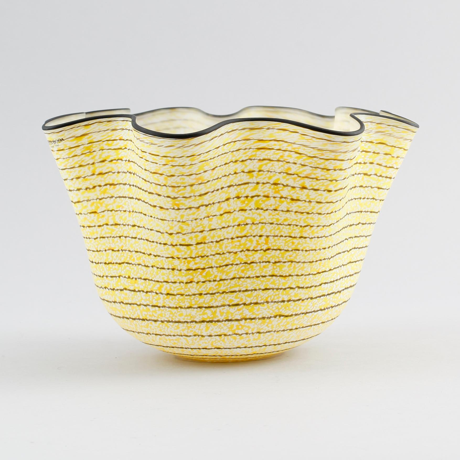 SKÅL,  glas, Ulrica Hydman-Vallien, Kosta Boda.