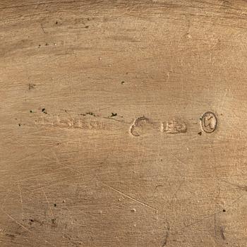 Five Swedish silver boxes, 18th-19th Century.