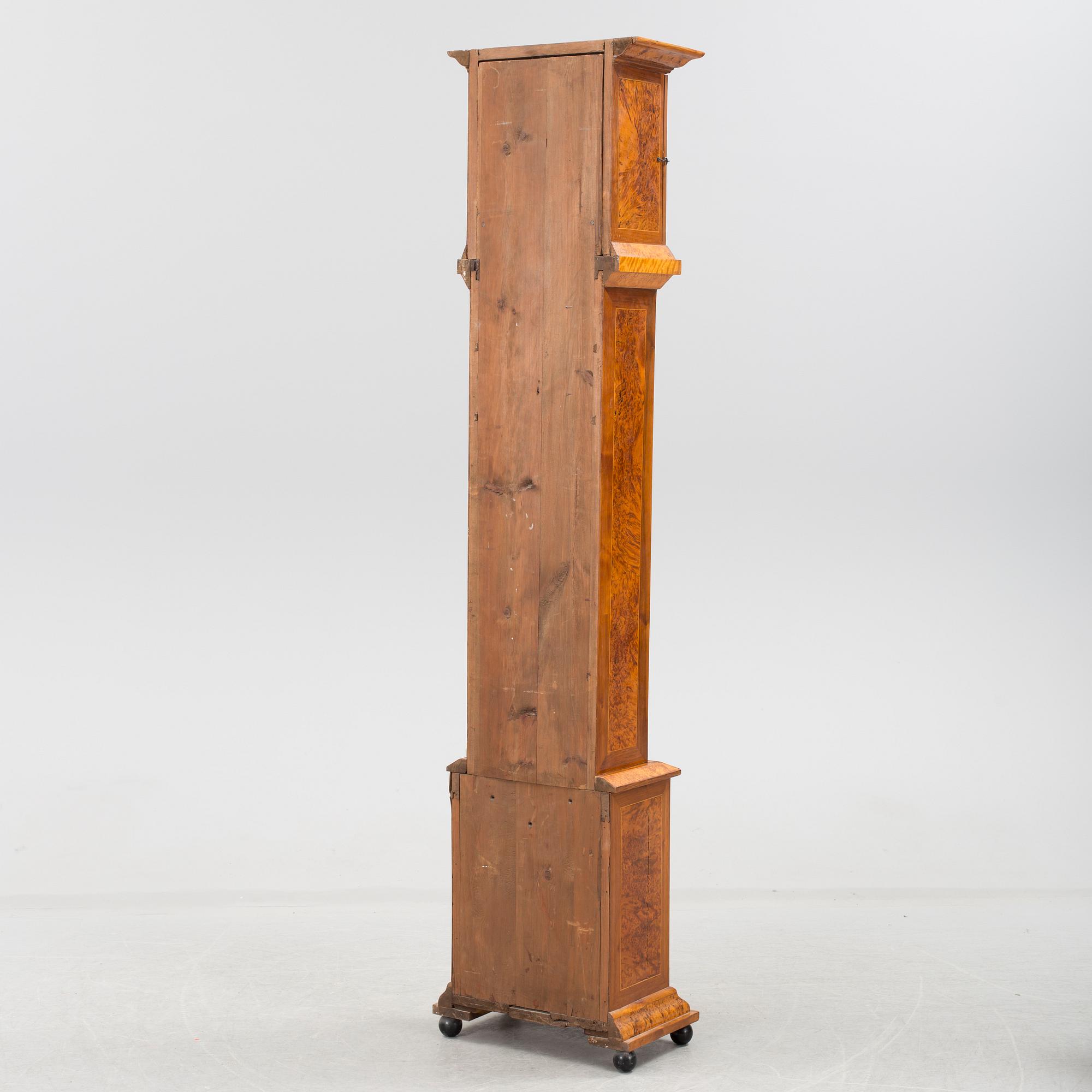 A mid 19th century grandfather clock.