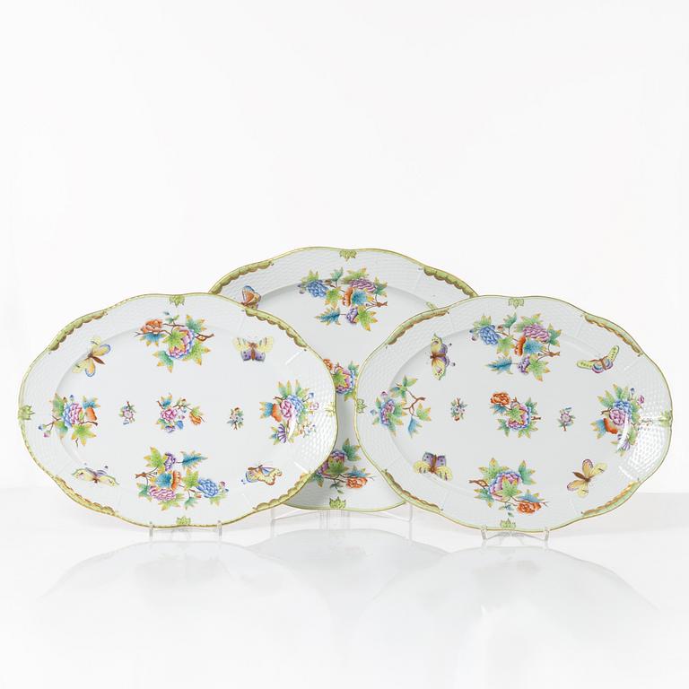A 68-piece 'Queen Victoria' dinner service, Herend, Hungary.