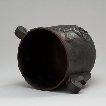 A cast iron garden urn, Sweden 1920's,