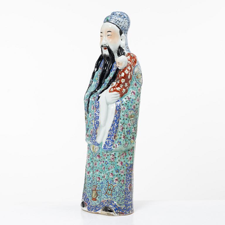 Skulptur, porslin. Kina, 1900-talets andra hälft.